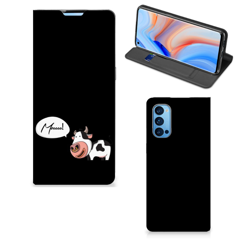 OPPO Reno4 Pro 5G Magnet Case Cow