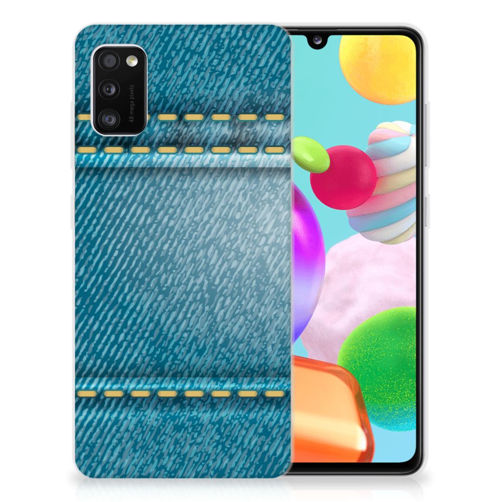 Samsung Galaxy A41 Silicone Back Cover Jeans B2C Telecom