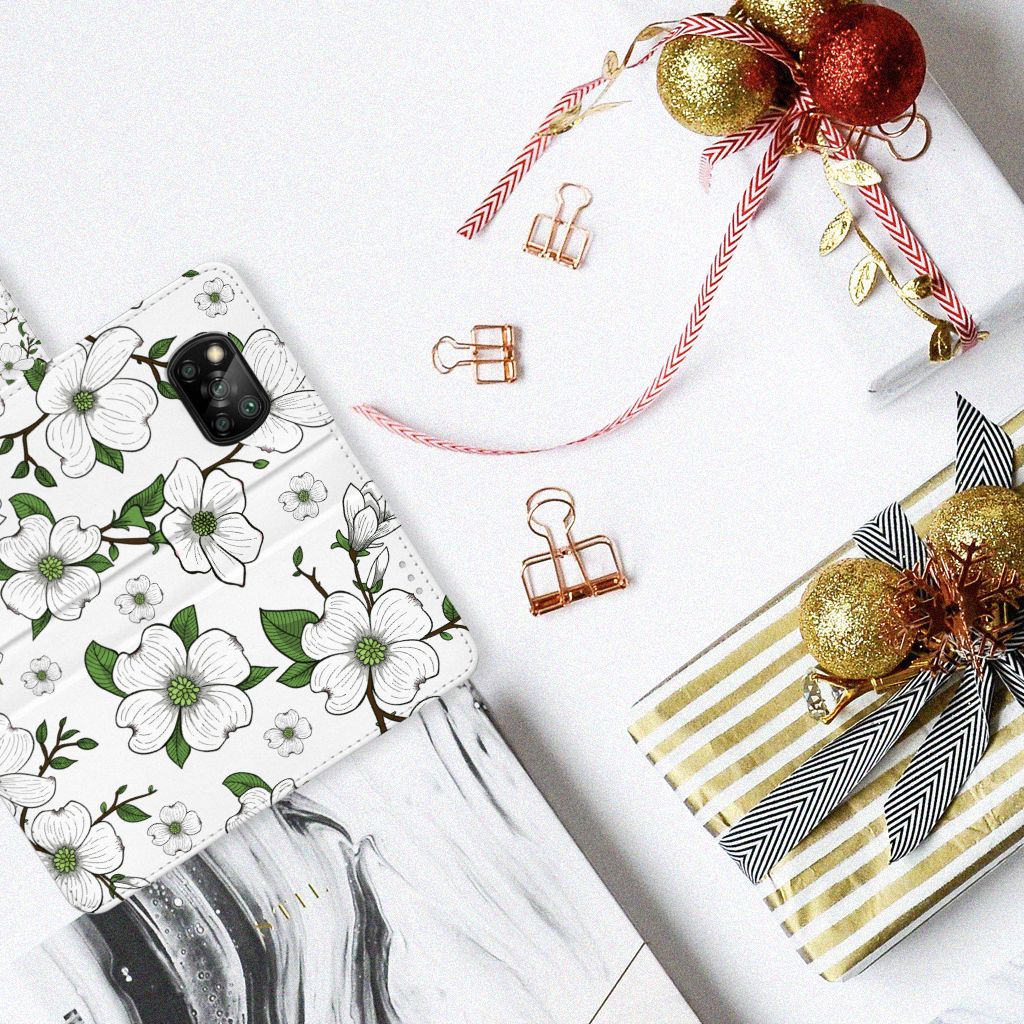 Xiaomi Poco X3 | Poco X3 Pro Hoesje Dogwood Flowers