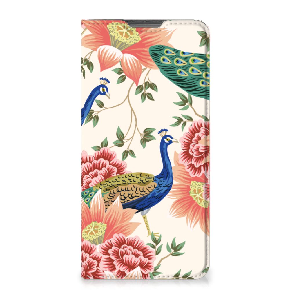Hoesje maken voor Motorola Moto G52 | Moto G82 Pink Peacock - B2C Telecom