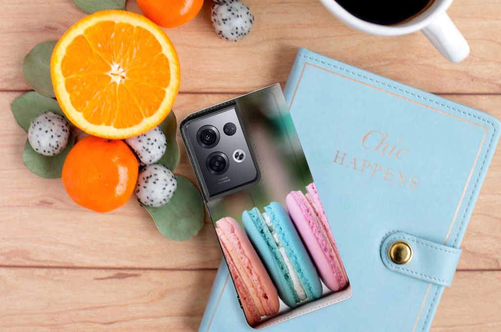 OPPO Reno8 Pro Flip Style Cover Macarons - B2C Telecom