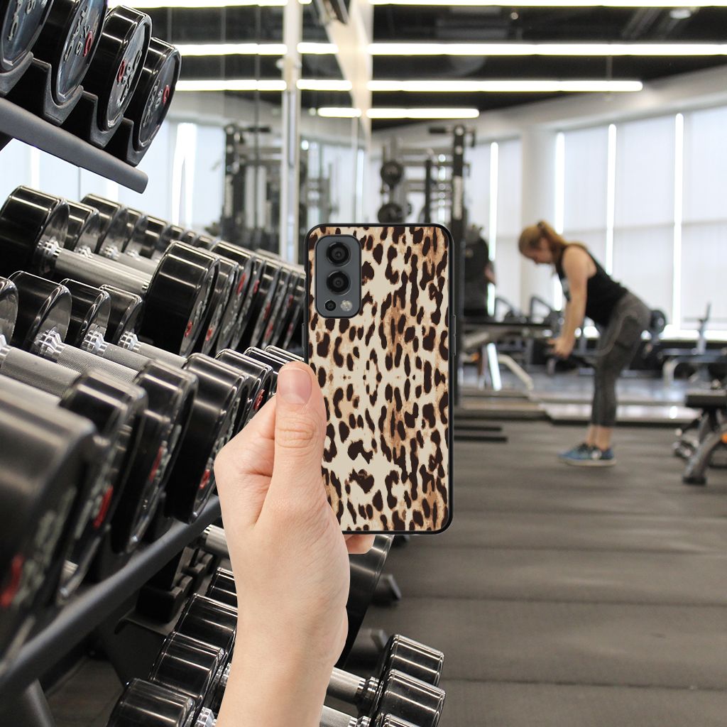 OnePlus Nord 2 Dierenprint Telefoonhoesje Leopard B2C Telecom