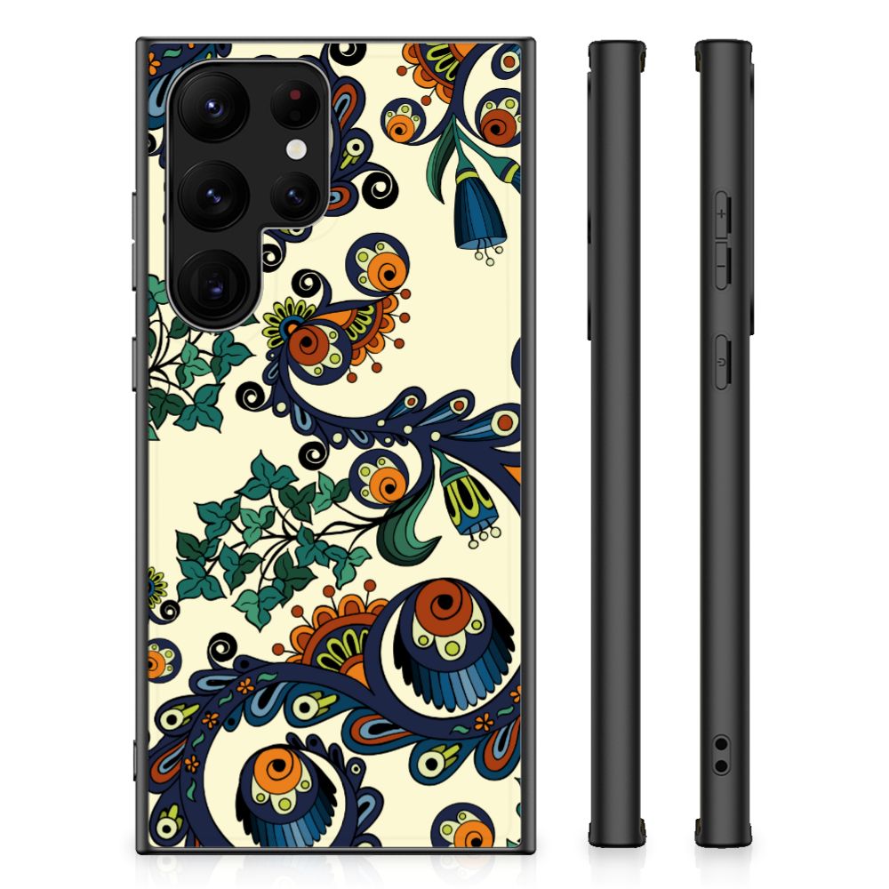 Back Cover Samsung Galaxy S23 Ultra Barok Flower B2C Telecom