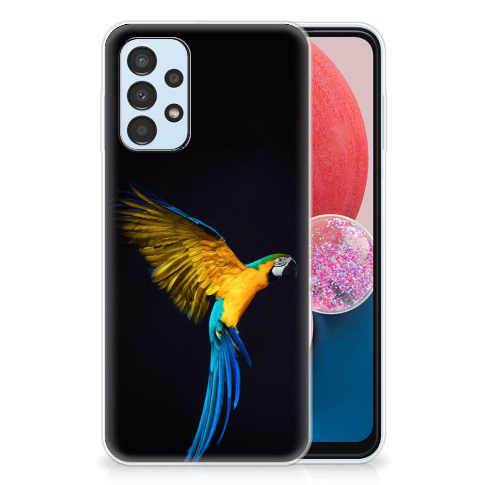 Samsung Galaxy A13 4G TPU Hoesje Papegaai