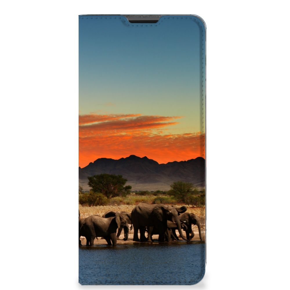 Motorola Moto G51 5G Hoesje maken Olifanten - B2C Telecom