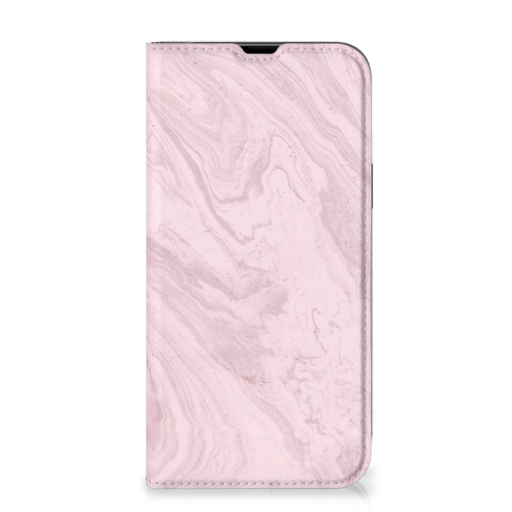 iPhone 13 Pro Max Standcase Marble Pink - Origineel Cadeau Vriendin - B2C Telecom