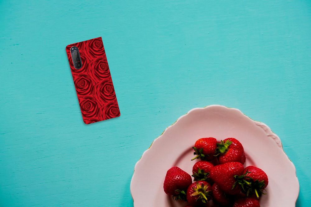 Sony Xperia 5 II Smart Cover Red Roses - B2C Telecom