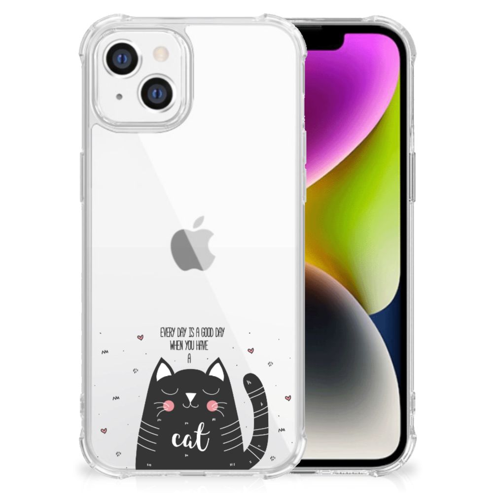 iPhone 14 Stevig Bumper Hoesje Cat Good Day B2C Telecom