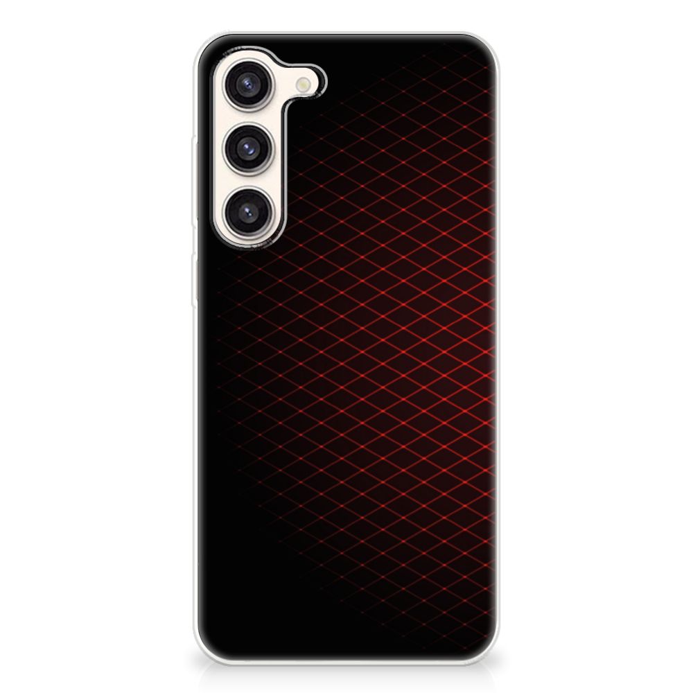 Samsung Galaxy S23 Plus TPU bumper Geruit Rood B2C Telecom