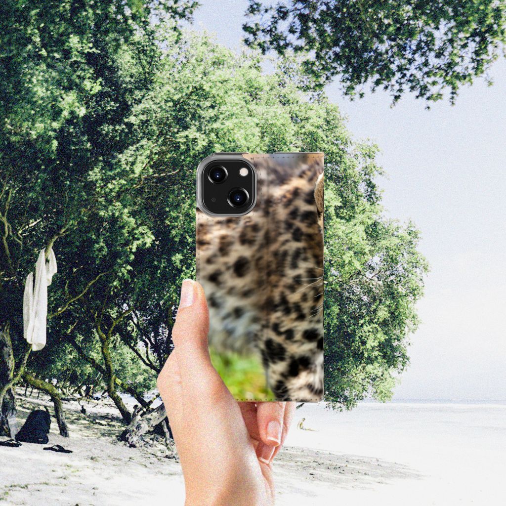 iPhone 14 Hoesje maken Baby Luipaard - B2C Telecom
