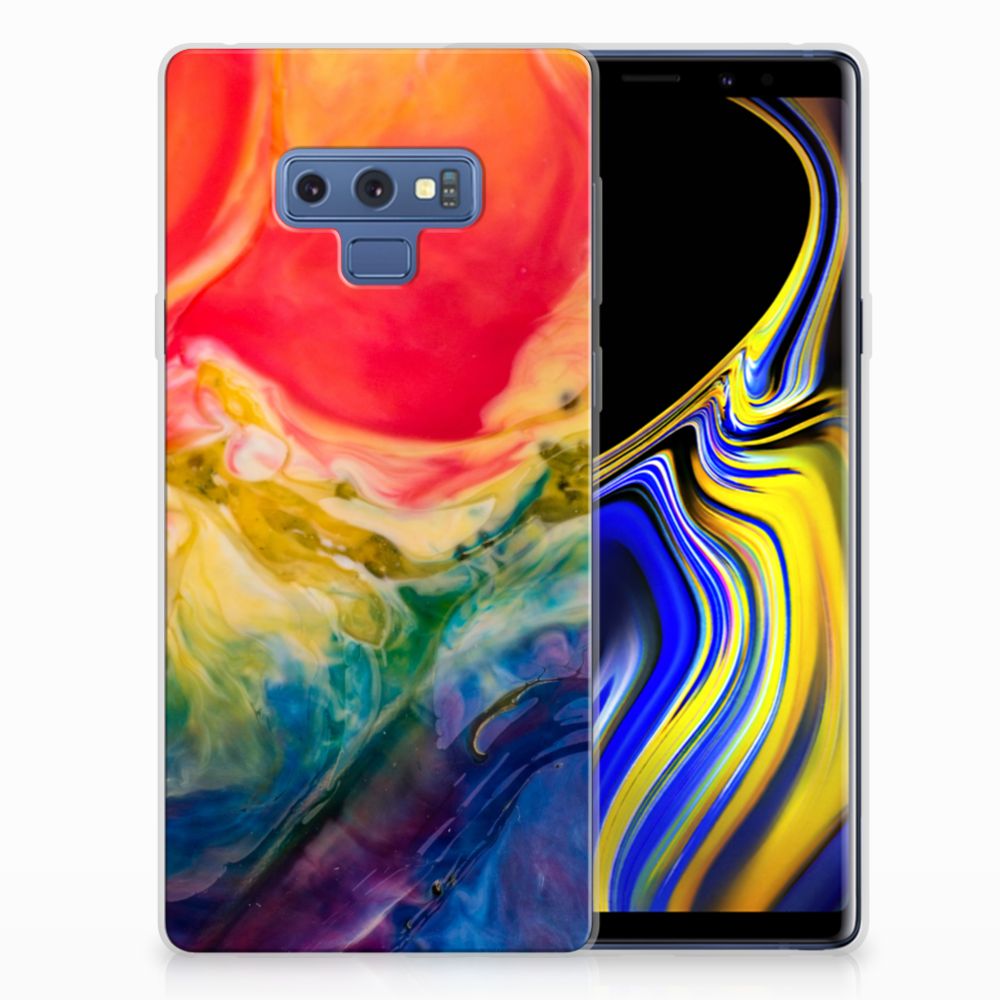 Hoesje maken Samsung Galaxy Note 9 Watercolor Dark