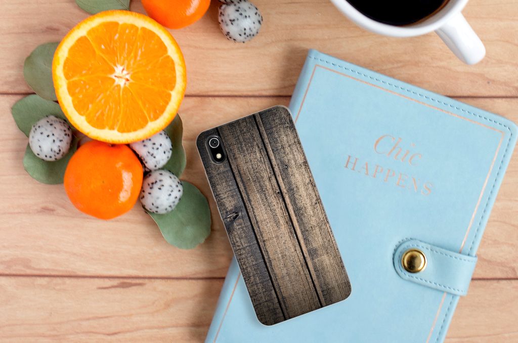 Xiaomi Redmi 7A Bumper Hoesje Steigerhout