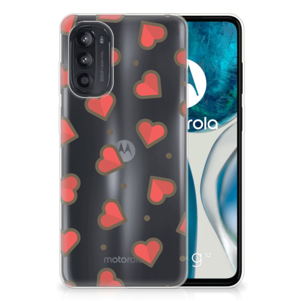 Motorola Moto G52/G82 TPU bumper Hearts B2C Telecom