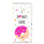 Samsung Galaxy A14 4G Flip Style Cover Donut Roze met kleurrijke donut en tekst 'I DONUT CARE'