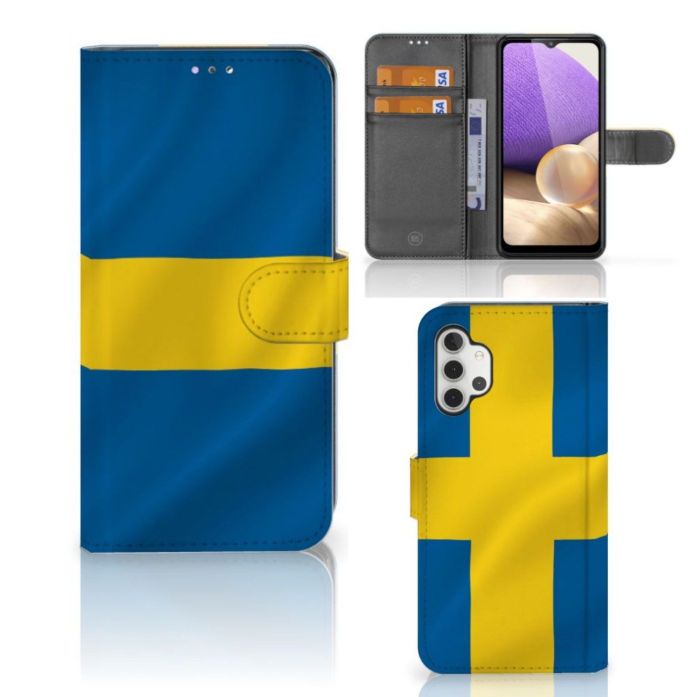 Samsung Galaxy A32 4G Bookstyle Case Zweden