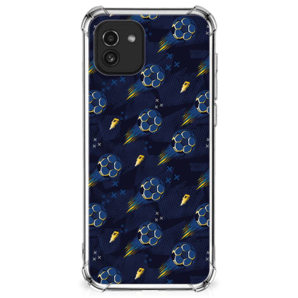 Doorzichtige Silicone Hoesje voor Samsung Galaxy A03 Voetbal B2C Telecom