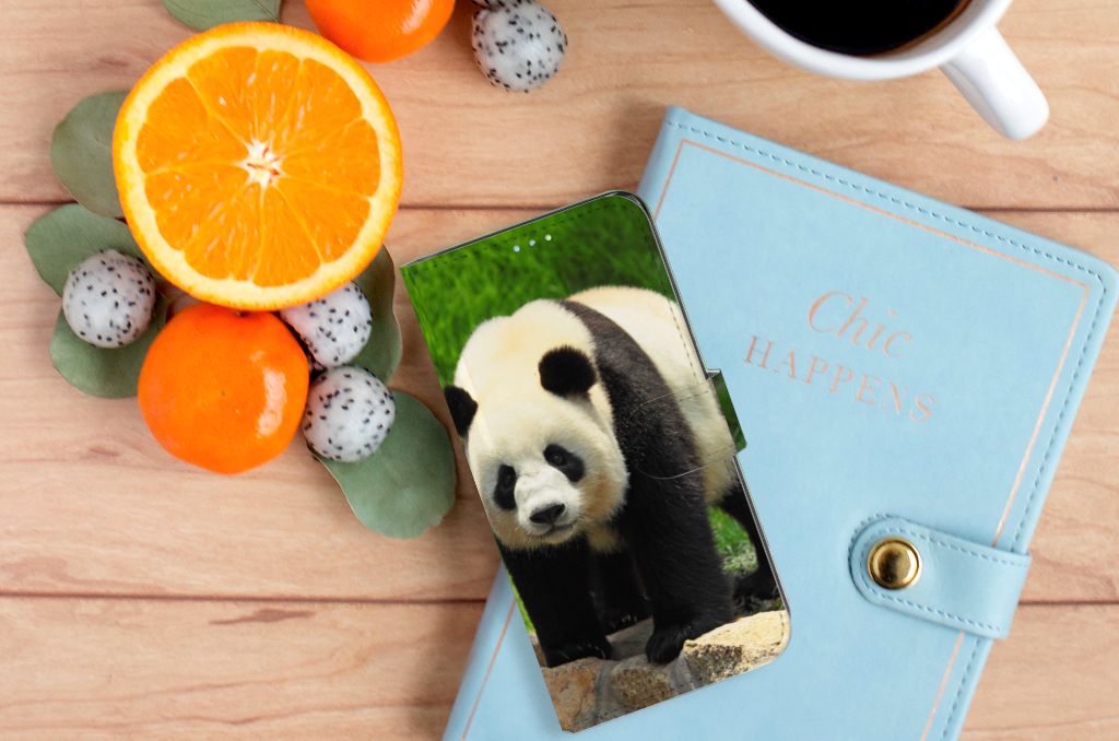 Samsung Galaxy A52 Telefoonhoesje met Pasjes Panda