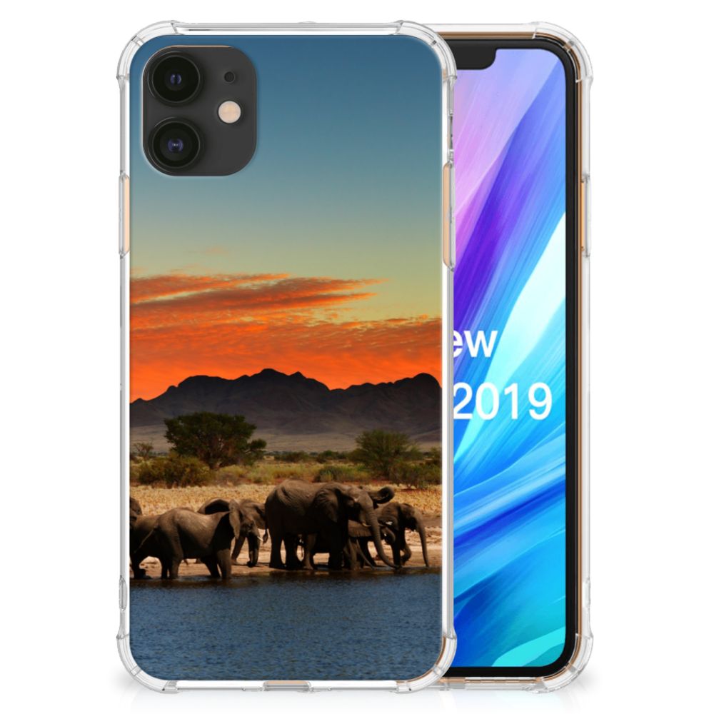 Apple iPhone 11 Case Anti-shock Olifanten