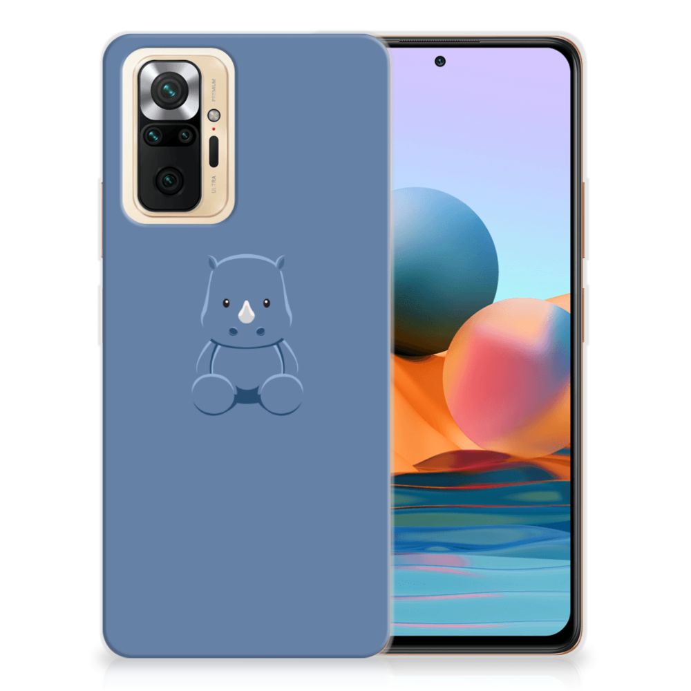 Xiaomi Redmi Note 10 Pro Telefoonhoesje met Naam Baby Rhino B2C Telecom