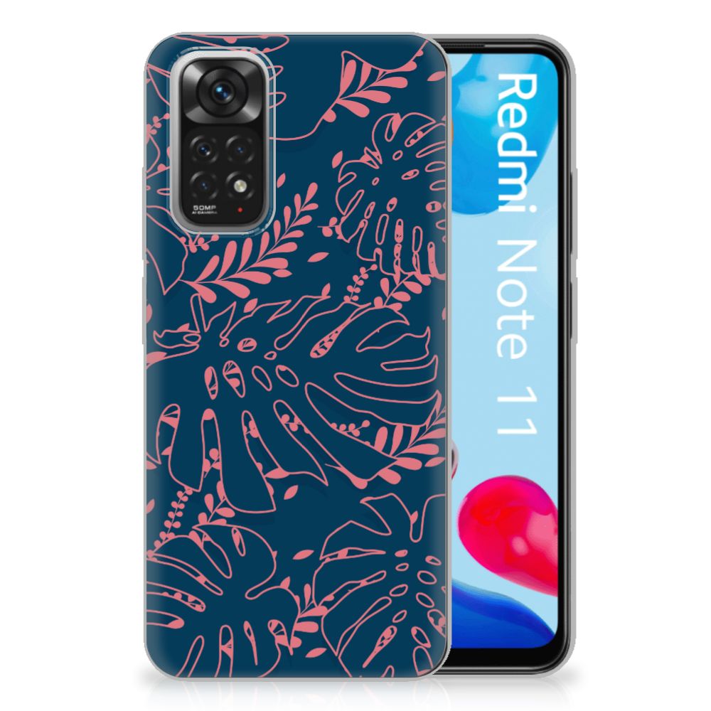 Xiaomi Redmi 10 | Redmi Note 11 4G TPU Case Palm Leaves