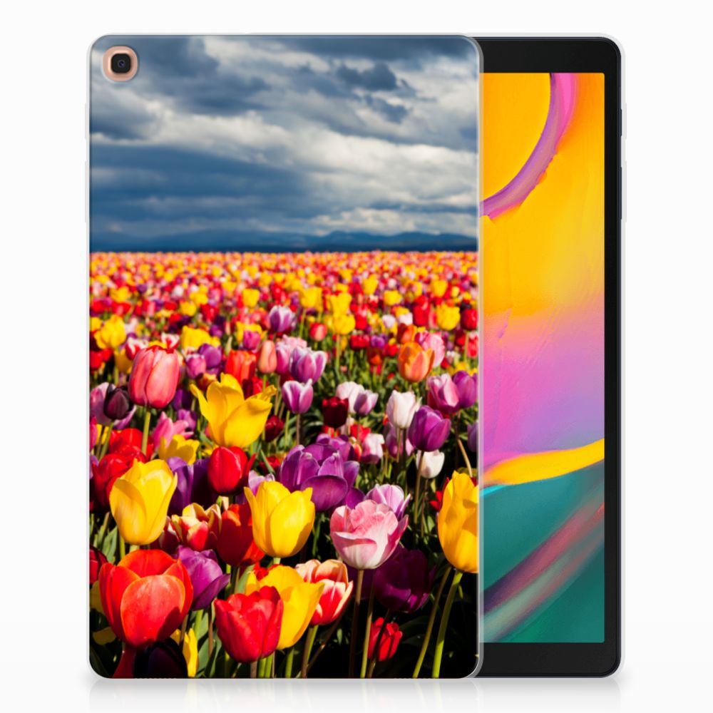 Samsung Galaxy Tab A 10.1 (2019) Siliconen Hoesje Tulpen