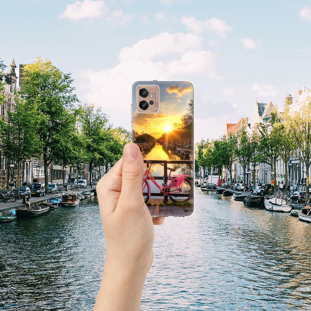 Motorola Moto G32 Siliconen Back Cover Amsterdamse Grachten B2C Telecom
