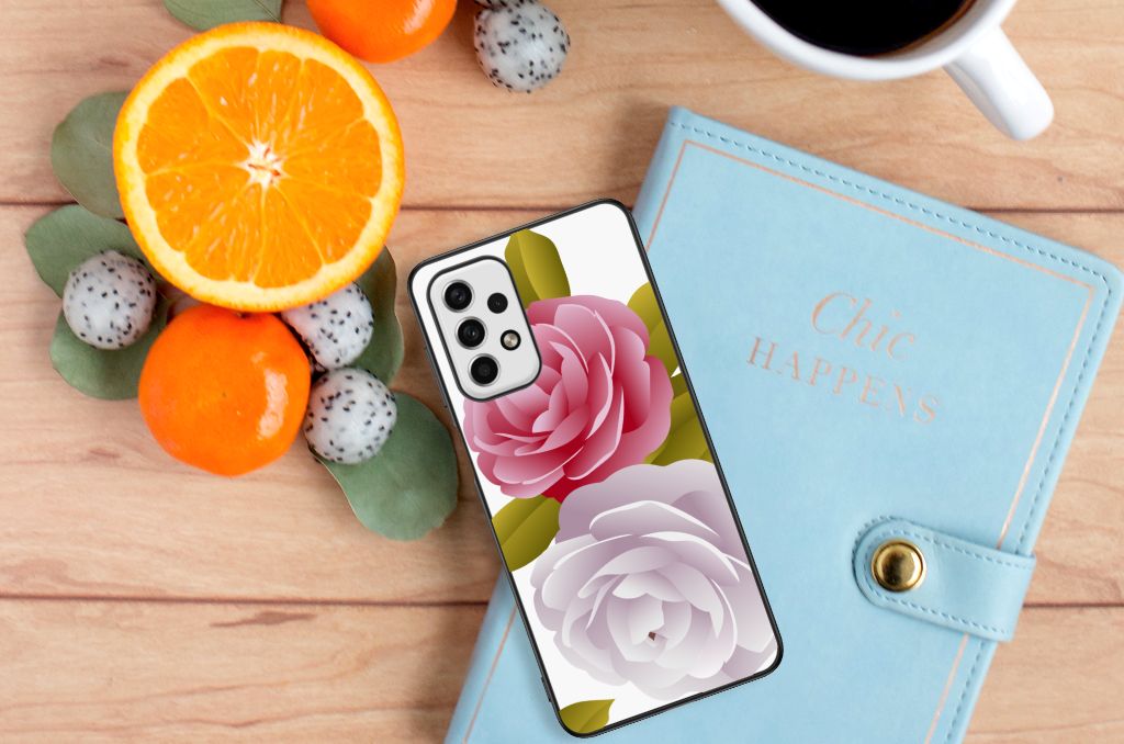 Samsung Galaxy A23 Bloemen Hoesje Roses B2C Telecom