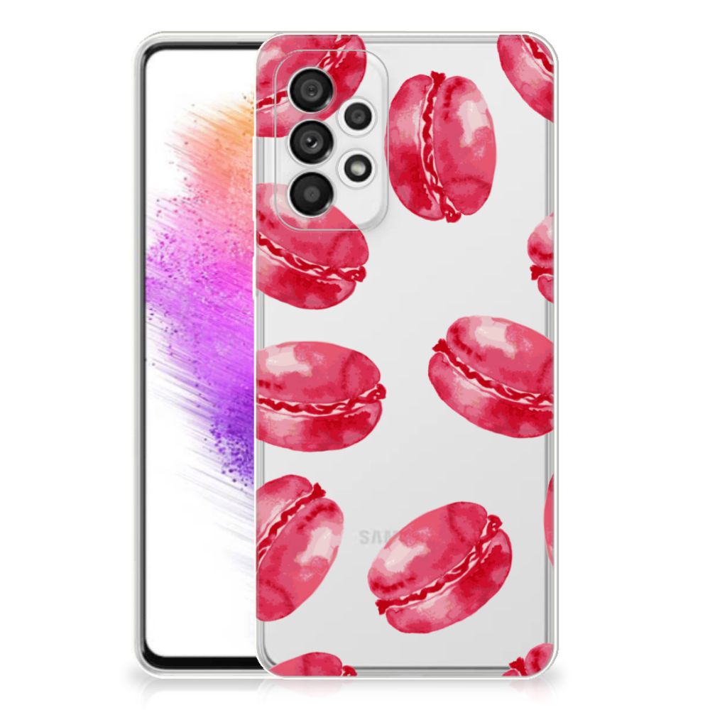 Samsung Galaxy A73 5G Siliconen Case Pink Macarons B2C Telecom