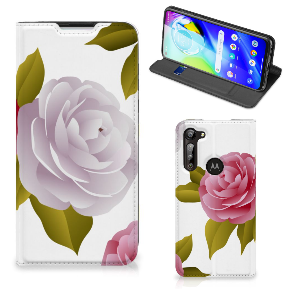 Motorola Moto G8 Power Smart Cover Roses - B2C Telecom