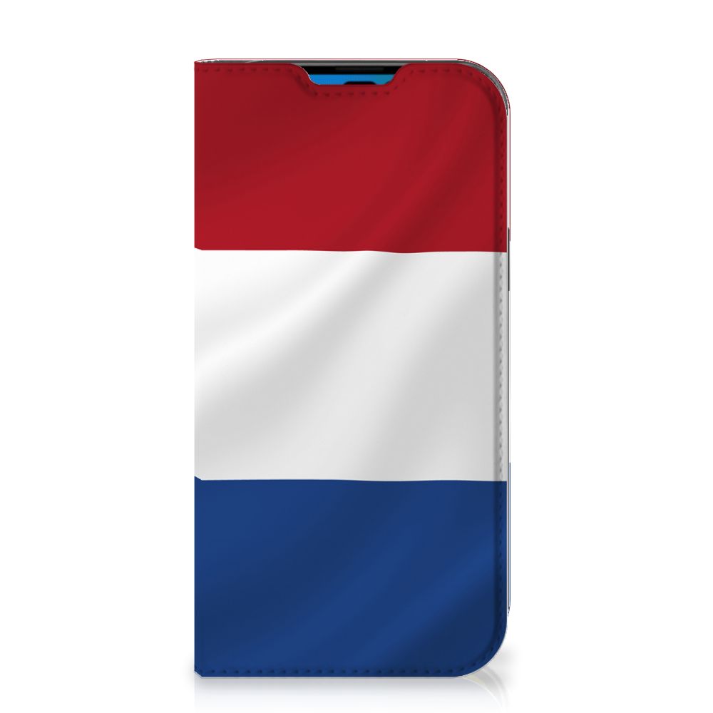 iPhone 14 Pro Standcase Nederlandse Vlag met opvallend ontwerp van de Nederlandse vlag đŗđą.