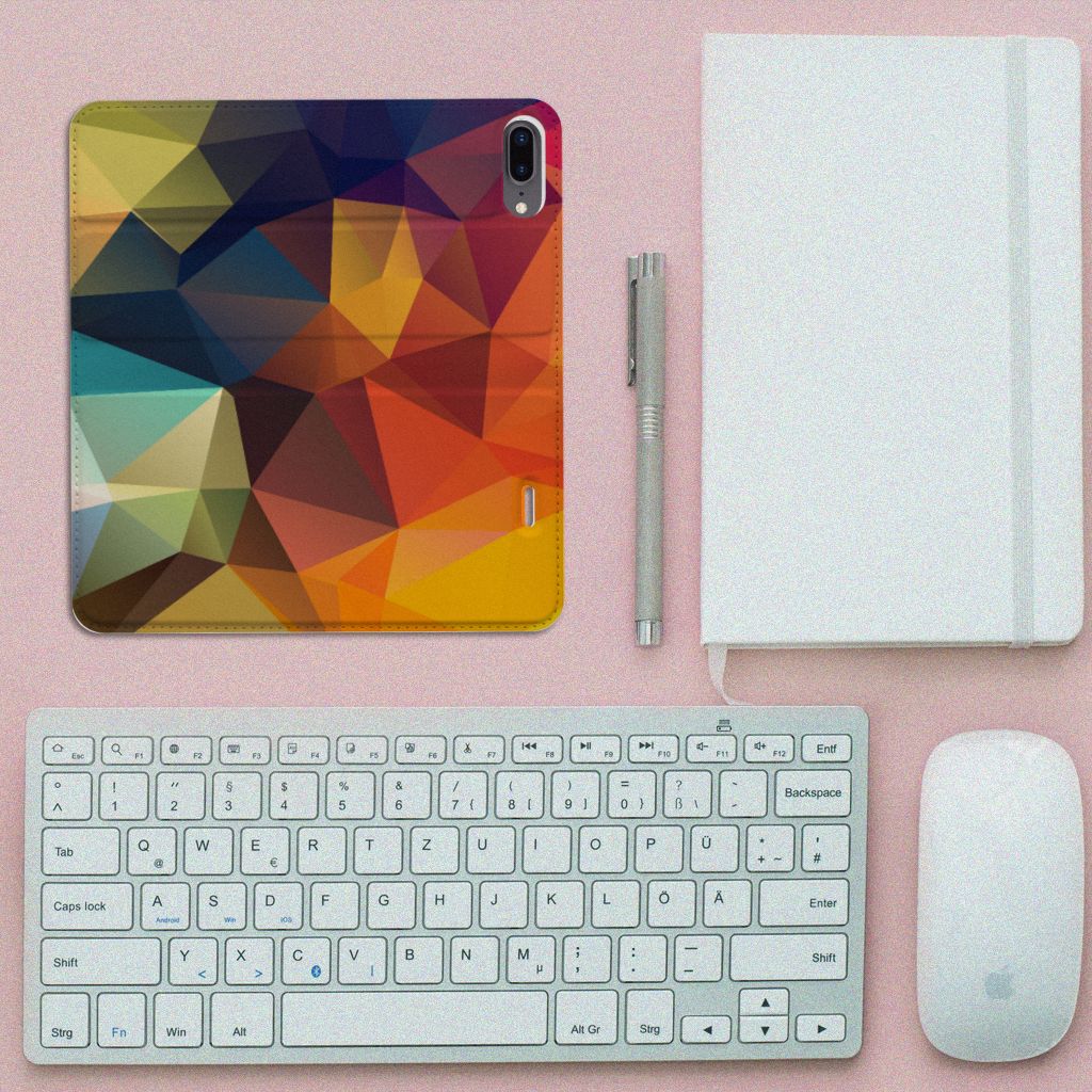 Apple iPhone 7 Plus | 8 Plus Stand Case Polygon Color
