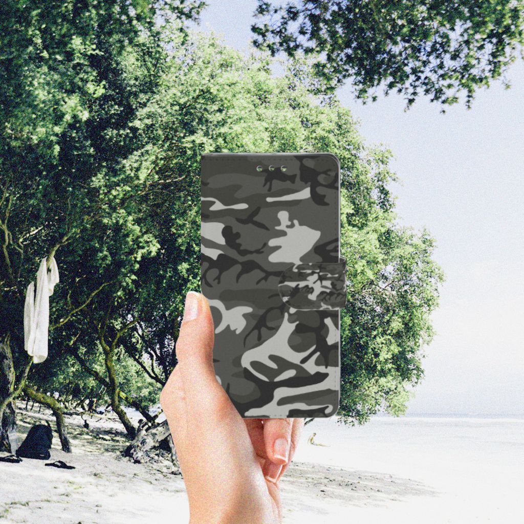 Sony Xperia XZ1 Telefoon Hoesje Army Light