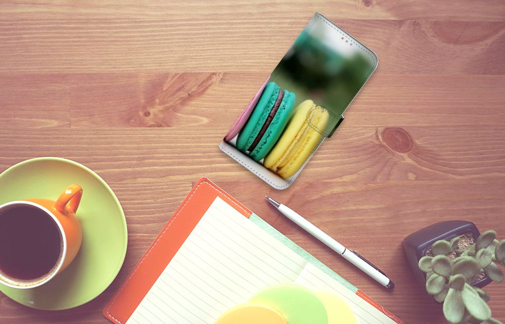 Motorola Moto G60s Book Cover Macarons