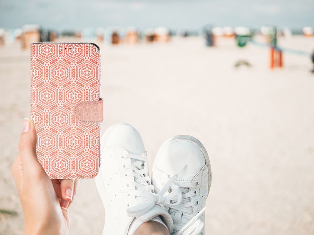 Motorola Moto G7 | G7 Plus Telefoon Hoesje Pattern Orange
