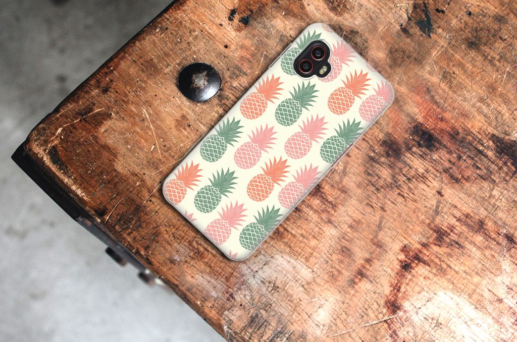 Samsung Galaxy Xcover 6 Pro Siliconen Case Ananas B2C Telecom