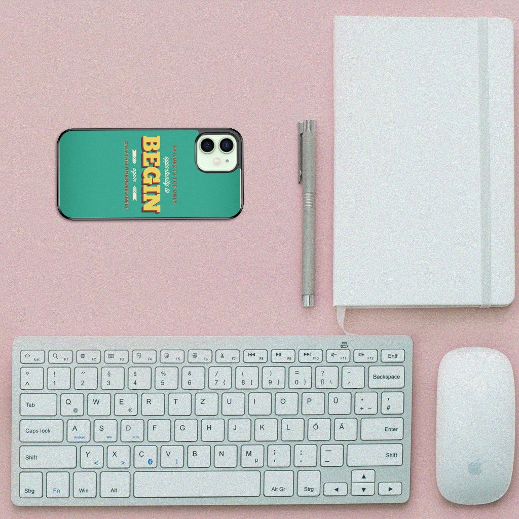 iPhone 12 Mini Hoesje met Quotes Quote Begin B2C Telecom