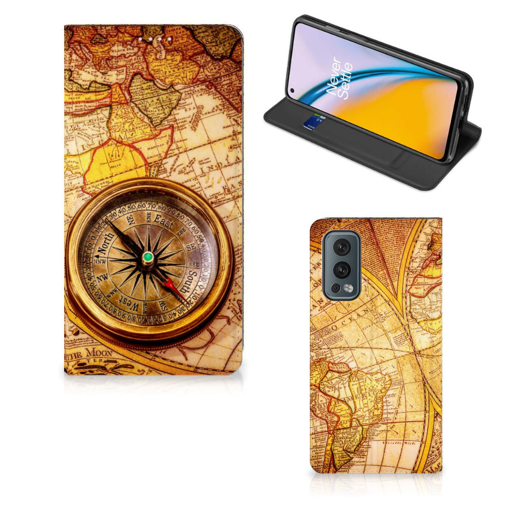 OnePlus Nord 2 5G Book Cover Kompas