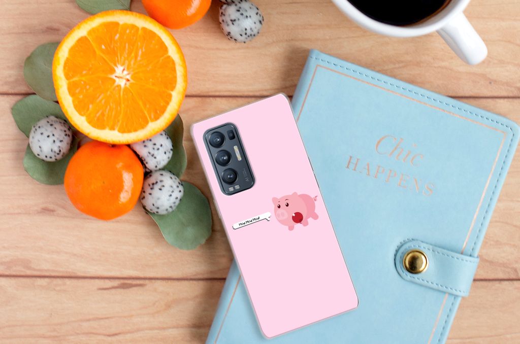 OPPO Find X3 Neo Telefoonhoesje met Naam Pig Mud B2C Telecom