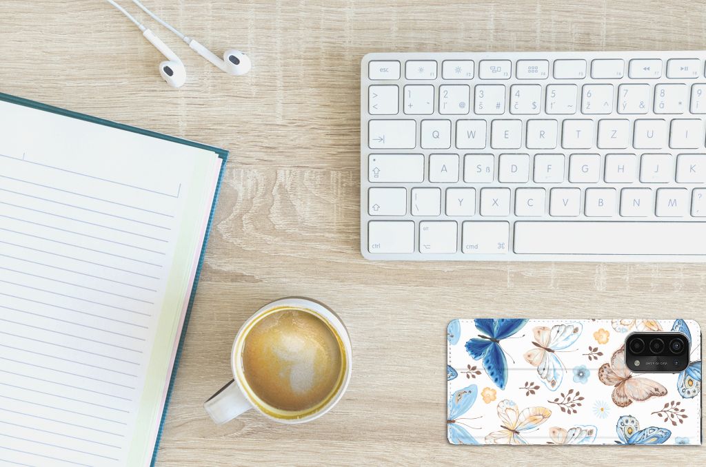 Hoesje maken voor OPPO A54 5G | A74 5G | A93 5G Vlinder - B2C Telecom