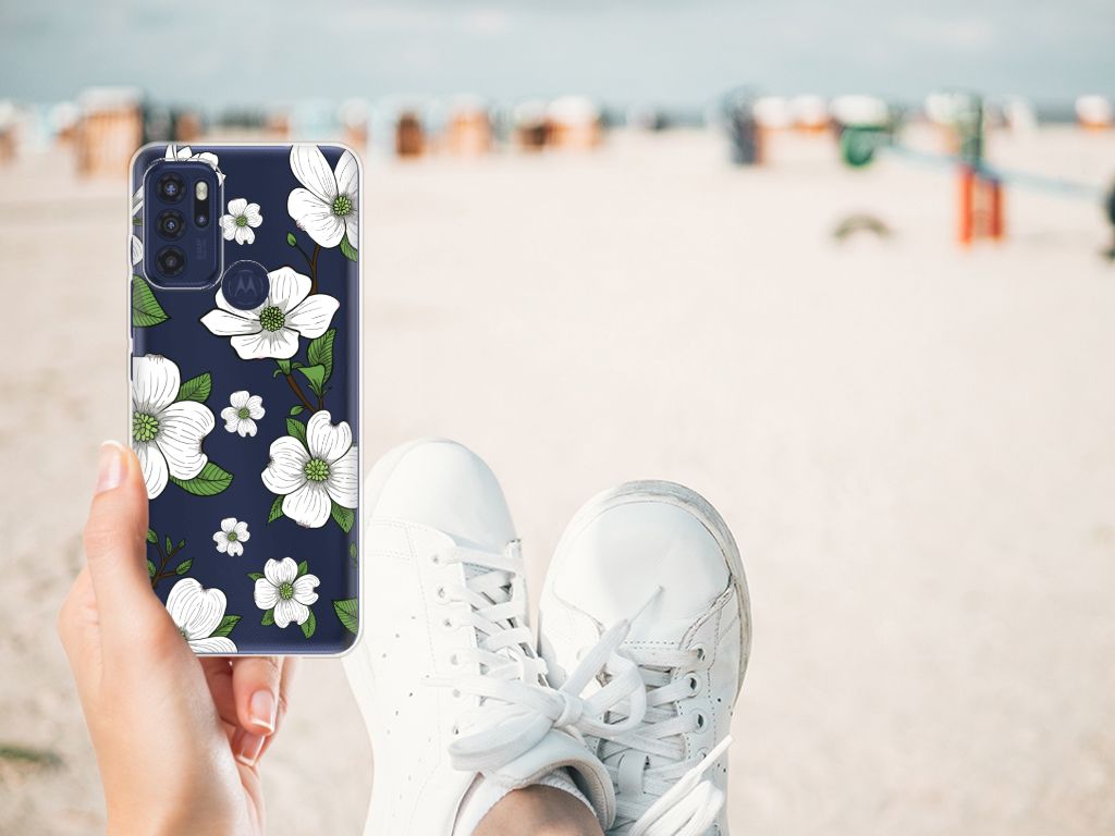 Motorola Moto G60s TPU Case Dogwood Flowers B2C Telecom