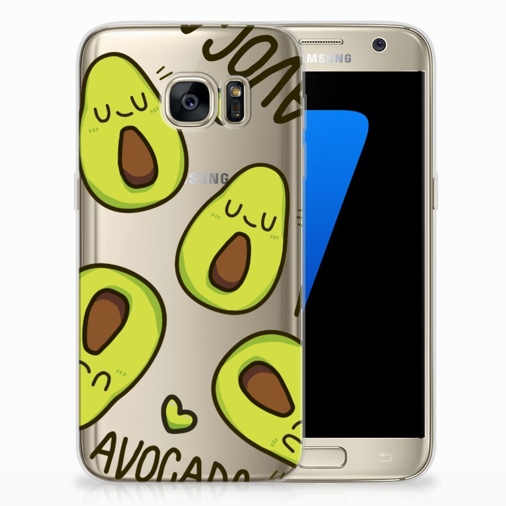 Samsung Galaxy S7 Telefoonhoesje met Naam Avocado Singing