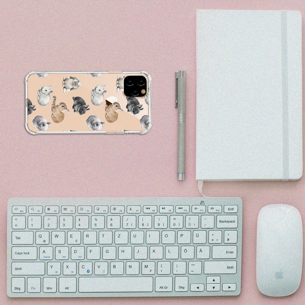 Case Anti-shock voor Apple iPhone 11 Pro Max Konijntjes B2C Telecom