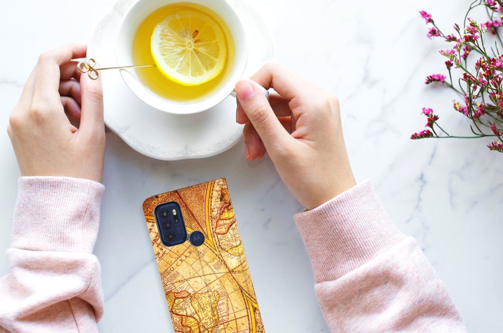 Motorola Moto G60s Book Cover Kompas - B2C Telecom