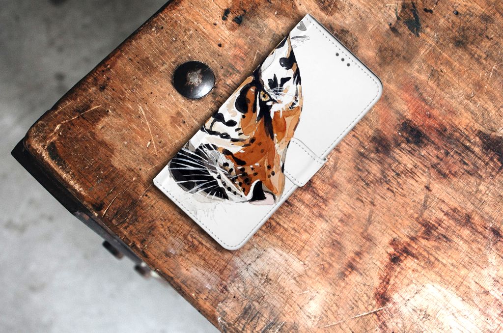 Hoesje Samsung Galaxy S21 Plus Watercolor Tiger