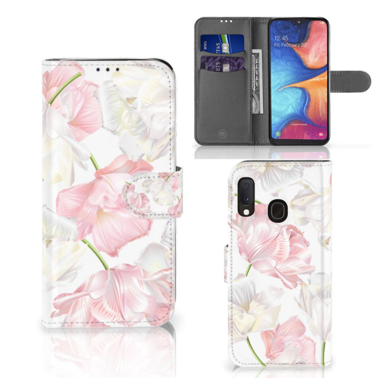 Samsung Galaxy A20e Hoesje Lovely Flowers