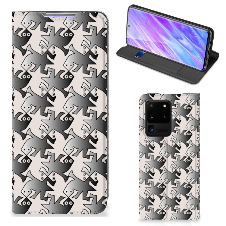 Samsung Galaxy S20 Ultra Hoesje maken Salamander Grey - B2C Telecom