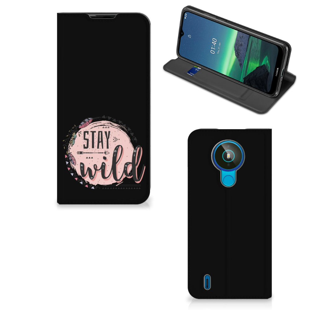 Nokia 1.4 Magnet Case Boho Stay Wild - B2C Telecom