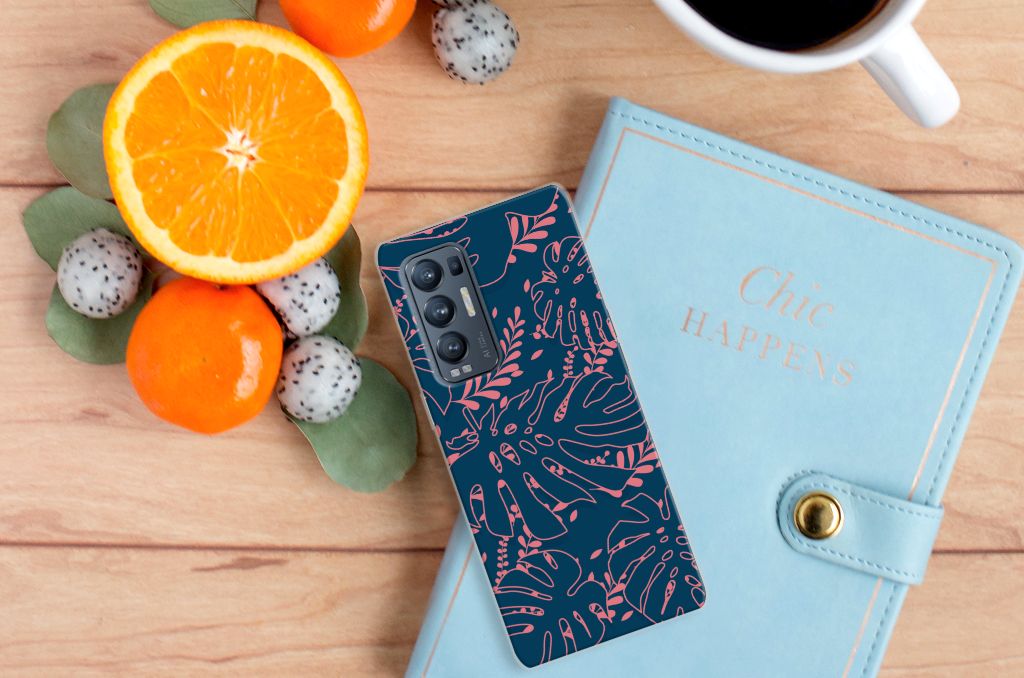 OPPO Find X3 Neo TPU Case Palm Leaves B2C Telecom
