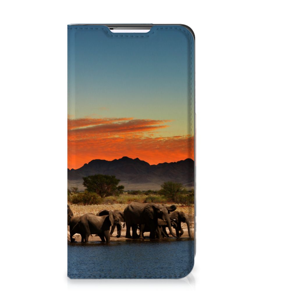 Samsung Galaxy S22 Hoesje maken Olifanten - B2C Telecom