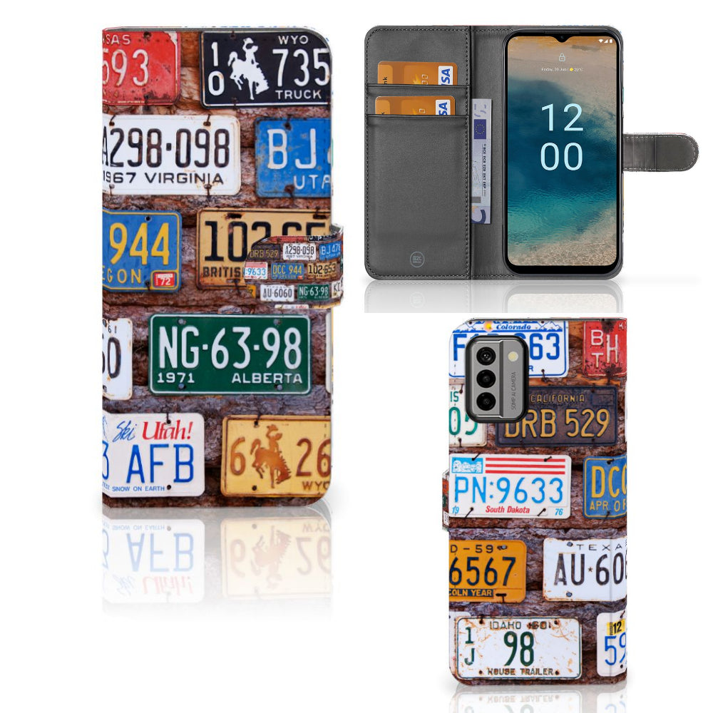 Nokia G22 Telefoonhoesje met foto Kentekenplaten